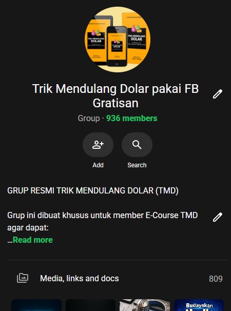TMD community with 936 members